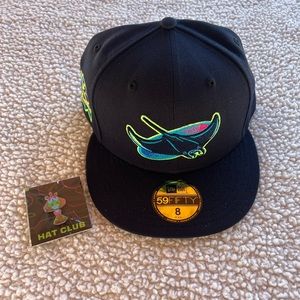 Hat club original Cyberpunks Tampa Bay Rays New Era flatbrim hat.